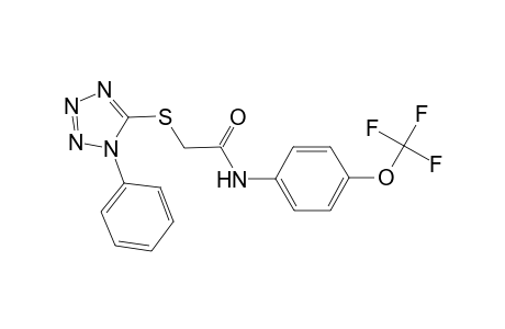 acetamide, 2-[(1-phenyl-1H-tetrazol-5-yl)thio]-N-[4-(trifluoromethoxy)phenyl]-