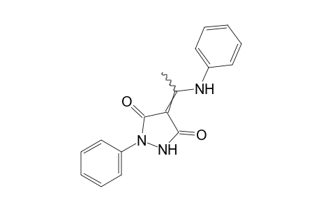 4-(1-Anilinoethylidene)-1-phenyl-3,5-pyrazolidinedione