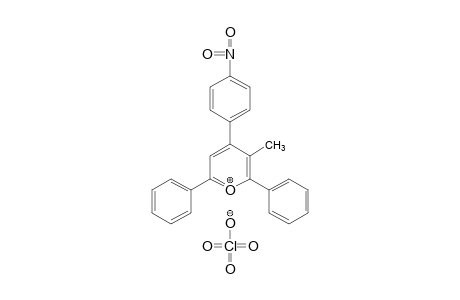 2,6-diphenyl-3-methyl-4-(p-nitrophenyl)pyrylium perchlorate
