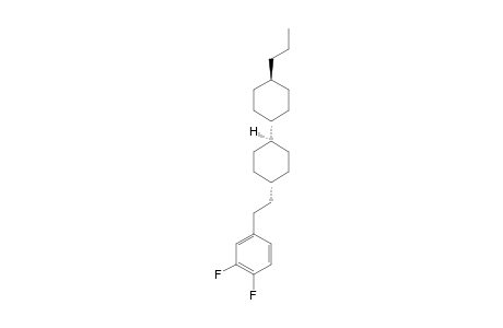 1-[2-(3,4-DIFLUOROPHENYL)-ETHYL]-4-[4-N-PROPYLCYCLOHEXYL]-CYCLOHEXAN