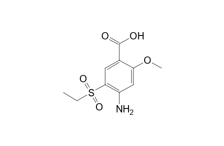 4-Amino-5-(ethylsulfonyl)-2-methoxybenzoic acid