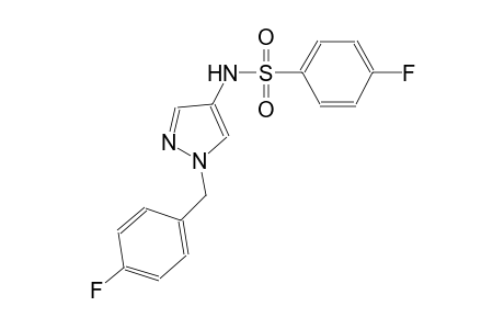 4-fluoro-N-[1-(4-fluorobenzyl)-1H-pyrazol-4-yl]benzenesulfonamide