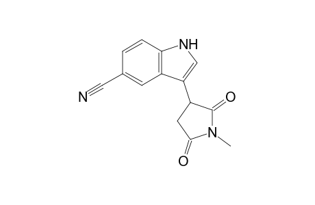 N-Methyl-3-(5-cyanoindol-3-yl)succinimide
