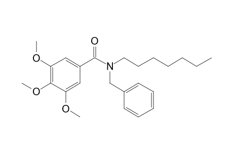 Benzamide, 3,4,5-trimethoxy-N-benzyl-N-heptyl-