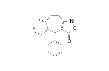 Isoxazolo[3,4-a]benzo[d]cyclohepten-3-one, 1,4,9,10-tetrahydro-4-phenyl-