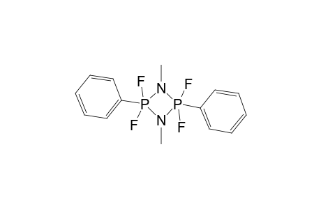 1,3-dimethyl-2,4-diphenyl-2,2,4,4-tetrafluoro-2,2,4,4-tetrahydro-1,3,2,4-diazadiphosphetidine