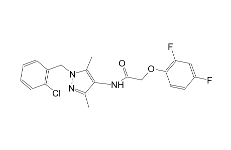 N-[1-(2-chlorobenzyl)-3,5-dimethyl-1H-pyrazol-4-yl]-2-(2,4-difluorophenoxy)acetamide