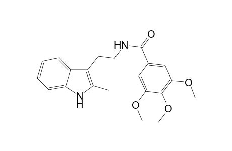 3,4,5-Trimethoxy-N-[2-(2-methyl-1H-indol-3-yl)ethyl]benzamide