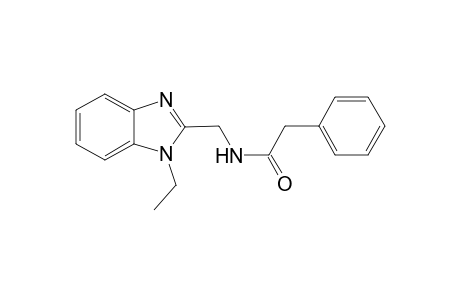 Benzeneacetamide, N-[(1-ethyl-1H-1,3-benzimidazol-2-yl)methyl]-