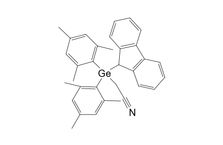 .alpha.-Cyanomethyl(dimesityl)(fluorenyl)germane