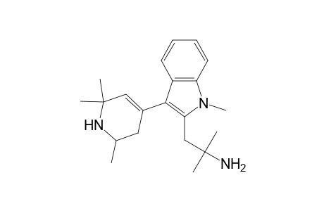 2-Methyl-1-[1-methyl-3-(2,6,6-trimethyl-1,2,3,6-tetrahydro-4-pyridinyl)-1H-indol-2-yl]-2-propanamine