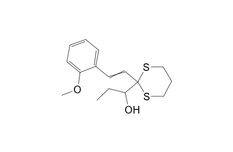 1-(2-(2-methoxystyryl)-1,3-dithian-2-yl)propan-1-ol