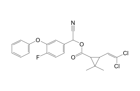 .alpha.-Cyano-3-phenoxy-4-fluorobenzyl 2,2-dimethyl-3-(2,2-dichloroethenyl)cyclopropanecarboxylate