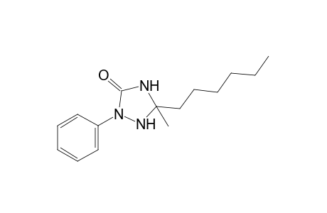 5-hexyl-5-methyl-2-phenyl-1,2,4-triazolidin-3-one