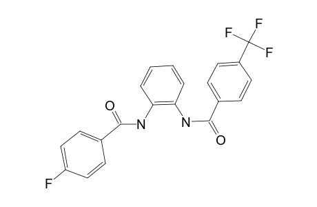 Benzamide, 4-fluoro-N-[2-[[4-(trifluoromethyl)benzoyl]amino]phenyl]-