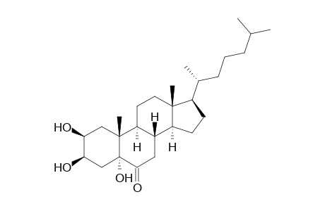 2-BETA,3-BETA,5-TRIHYDROXY-5-ALPHA-CHOLESTAN-6-ONE