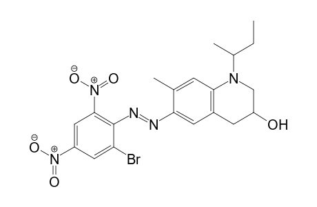 2-Bromo-4,6-dinitroaniline->1-sec-butyl-1,2,3,4-tetrahydro-7-methyl-3-chinolinol