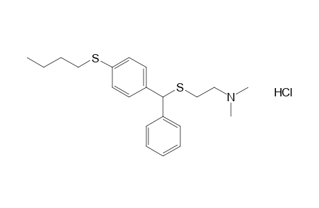 2-{[p-(butylthio)-alpha-phenylbenzyl]thio}-N,N-dimethylethylamine, hydrochloride