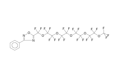 3-PHENYL-5-(PERFLUORO-2,5,8,11,14-PENTAOXAPENTADECYL)-1,2,4-OXADIAZOLE