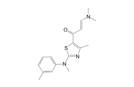 3-Dimethylamino-1-[4-methyl-2-(methyl-m-tolyl-amino)-thiazol-5-yl]-prop-2-en-1-one