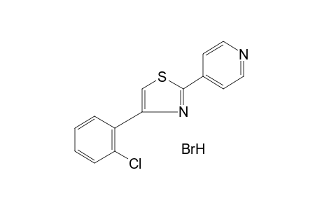 4-[4-(o-chlorophenyl)-2-thiazolyl]pyridine, monohydrobromide