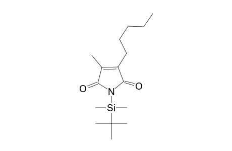 1-(tert-butyldimethylsilyl)-3-methyl-4-pentyl-1H-pyrrole-2,5-dione