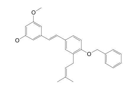 4'-Benzyloxy-3-hydroxy-5-methoxy-3'-(3''-methylbut-2''-enyl)-stilbene