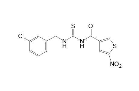 1-(m-chlorobenzyl)-3-(5-nitro-3-thenoyl)-2-thiourea