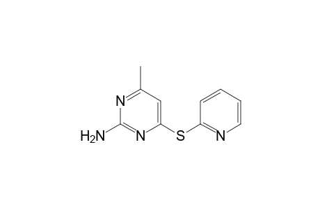 4-Methyl-6-(2-pyridinylsulfanyl)-2-pyrimidinamine