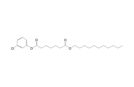 Pimelic acid, 3-chlorophenyl undecyl ester