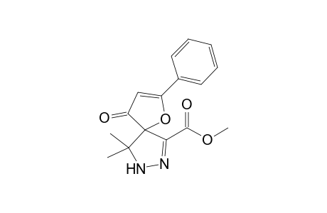 1-Oxa-7,8-diazaspiro[4.4]nona-2,6-diene-6-carboxylic acid, 9,9-dimethyl-4-oxo-2-phenyl-, methyl ester