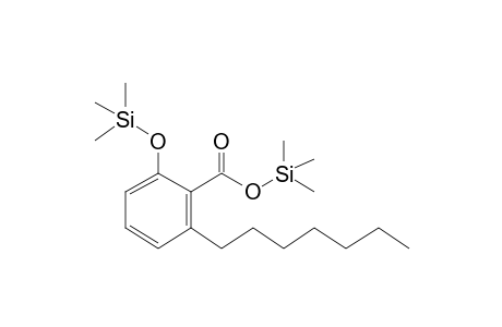 Benzoic acid, 2-heptyl-6-hydroxy- 9 (2tms)