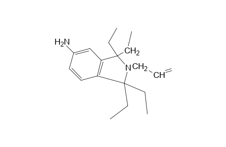 ISOINDOLINE, 2-ALLYL-5-AMINO- 1,1,3,3-TETRAETHYL-,