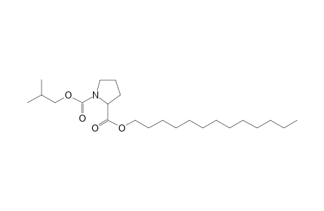 L-Proline, N-isobutoxycarbonyl-, tridecyl ester