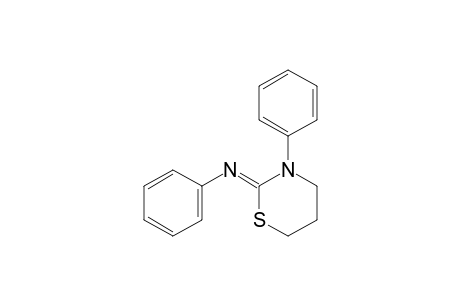 3-phenyl-2-(phenylimino)tetrahydro-2H-1,3-thiazine