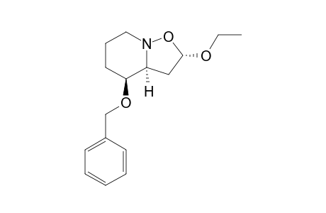(2S,3aS,4S)-2-Ethoxy-4-benzyloxy-hexahydroisoxazolo[2,3-a]pyridine