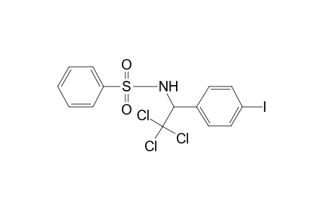 benzenesulfonamide, N-[2,2,2-trichloro-1-(4-iodophenyl)ethyl]-