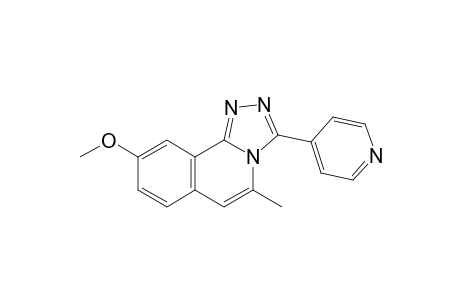 9-Methoxy-5-methyl-3-(4-pyridyl)-[1,2,4]triazol[3,4-a]isoquinoline