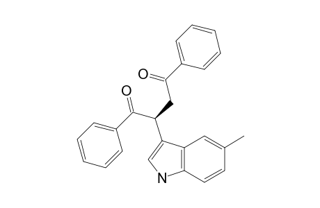 (S)-2-(5-Methyl-1H-indol-3-yl)-1,4-diphenylbutane-1,4-dione