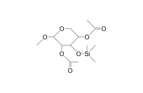 Methyl-2,4-di-O-acetyl-3-O-trimethylsilyl.beta.-D-xylopyranosid