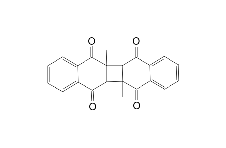 Dibenzo[b,h]biphenylene-5,6,11,12-tetrone, 5a,5b,11a,11b-tetrahydro-5a,11a-dimethyl-, syn-