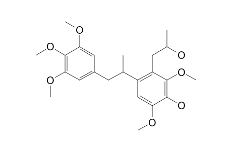 2-[4-Hydroxy-3,5-dimethoxy-2-(2-hydroxy-N-propyl)-phenyl]-1-(3,4,5-trimethoxyphenyl)-propane