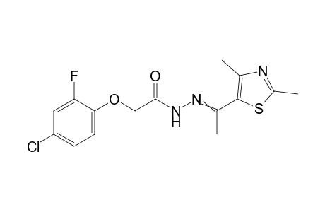 2,4-Dimethyl-5-thiazolone-N-(4-chloro-2-fluorophenoxyacetyl) hydrazone