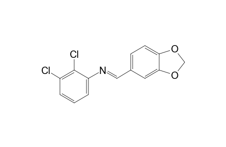 2,3-dichloro-N-piperonylideneaniline