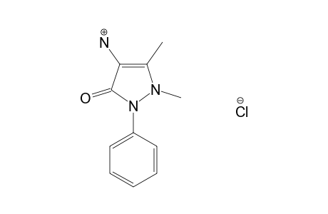 4-aminoantipyrine, hydrochloride