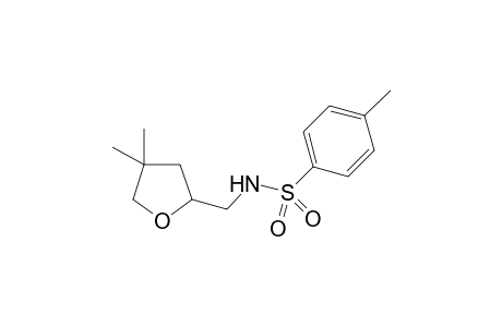 N-[(4,4-dimethyltetrahydrofuran-2-yl)methyl]-4-methylbenzenesulfonamide