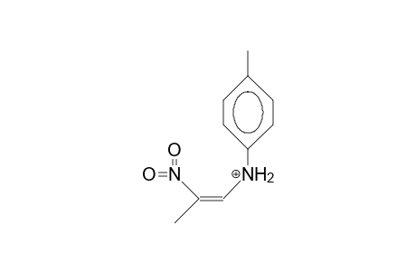 Z-1-(4-Toluidino)-2-nitro-propene cation