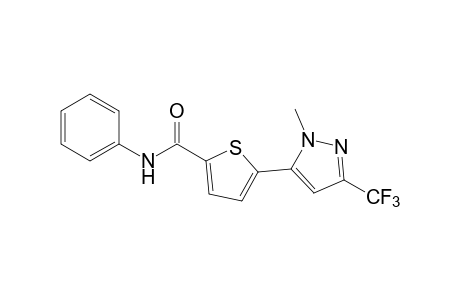 5-[1-methyl-3-(trifluoromethyl)pyrazol-5-yl]-2-thiophenecarboxanilide