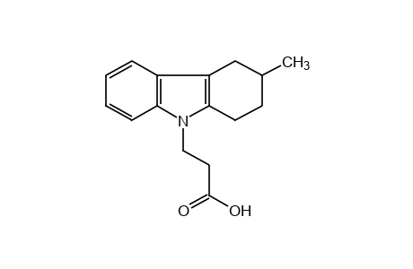 3-methyl-1,2,3,4-tetrahydrocarbazole-9-propionic acid