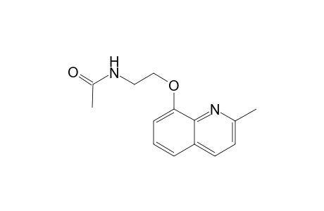 N-{2-[(2-methyl-8-quinolinyl)oxy]ethyl}acetamide